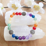 Handmade Chakra Gemstone Stretch Bracelet-Jewellery-Serenity Gifts