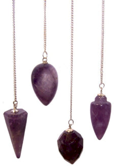 Gemstone Pendulum - Amethyst-Orgonite-Serenity Gifts