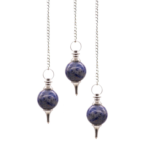 Gemstone Sphere Pendulums - Sodalite-Pendulum-Serenity Gifts