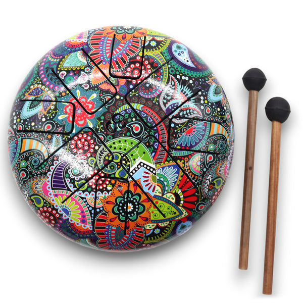 Hapi Drum - Muti Coloured OM - 18cm-Happy Drum-Serenity Gifts