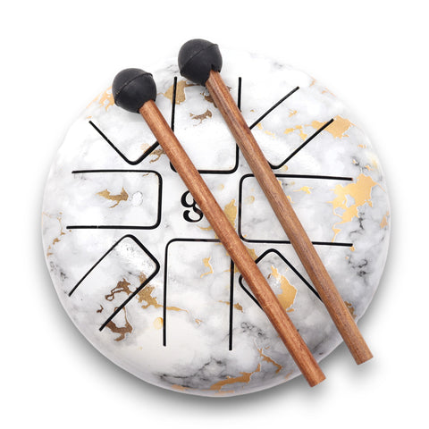 Hapi Drum - Marble OM - 18cm-Happy Drum-Serenity Gifts