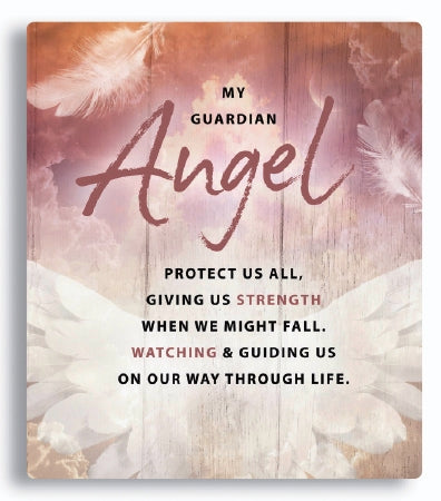 My Guardian Angel Porcelain Plaque-Wall Plaque-Serenity Gifts