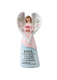 Message Angel - Resin - Love Always Protects-Figurine-Serenity Gifts