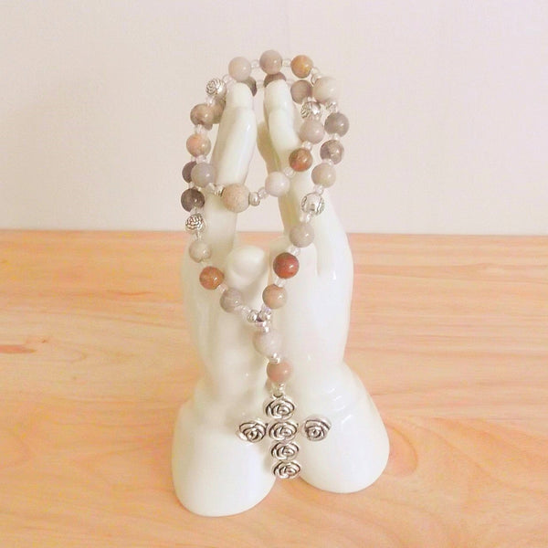 Handmade Anglican Rosary - Picture Jasper-Christian Rosary-Serenity Gifts