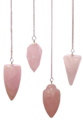 Gemstone Pendulum - Rose Quartz-Orgonite-Serenity Gifts