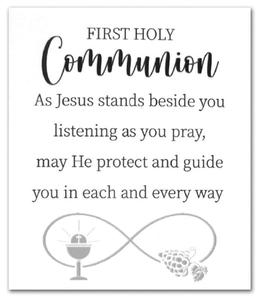 First Holy Communion Ceramic Plaque - White-Wall Plaque-Serenity Gifts