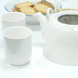 Herbal Teapot Set - Classic White-Herbal Teapot Set-Serenity Gifts