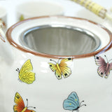 Herbal Teapot Set - Butterflies-Herbal Teapot Set-Serenity Gifts