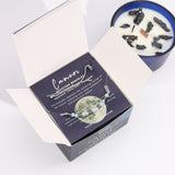 Zodiac Crystal Candle with Gemstone Bracelet - Cancer-Candle-Serenity Gifts