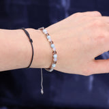 Zodiac Crystal Candle with Gemstone Bracelet - Cancer-Candle-Serenity Gifts