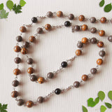 Handmade Chain Link Rosary - Elephant Jasper-Jewellery-Serenity Gifts