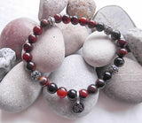 Handmade Gemstone Stretch Bracelet - Botswana Agate-Jewellery-Serenity Gifts