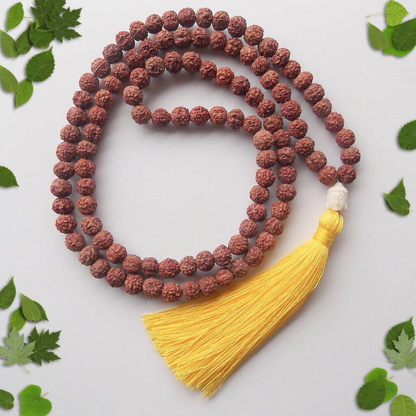 Handmade Mala Beads - Rudraksha-Mala Beads-Serenity Gifts