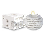 Serenity Prayer - White Resin Tea Light Holder-Tea Light Holder-Serenity Gifts