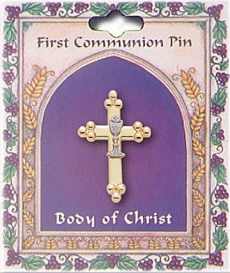 First Holy Communion Pin - Cross-Lapel Pin-Serenity Gifts